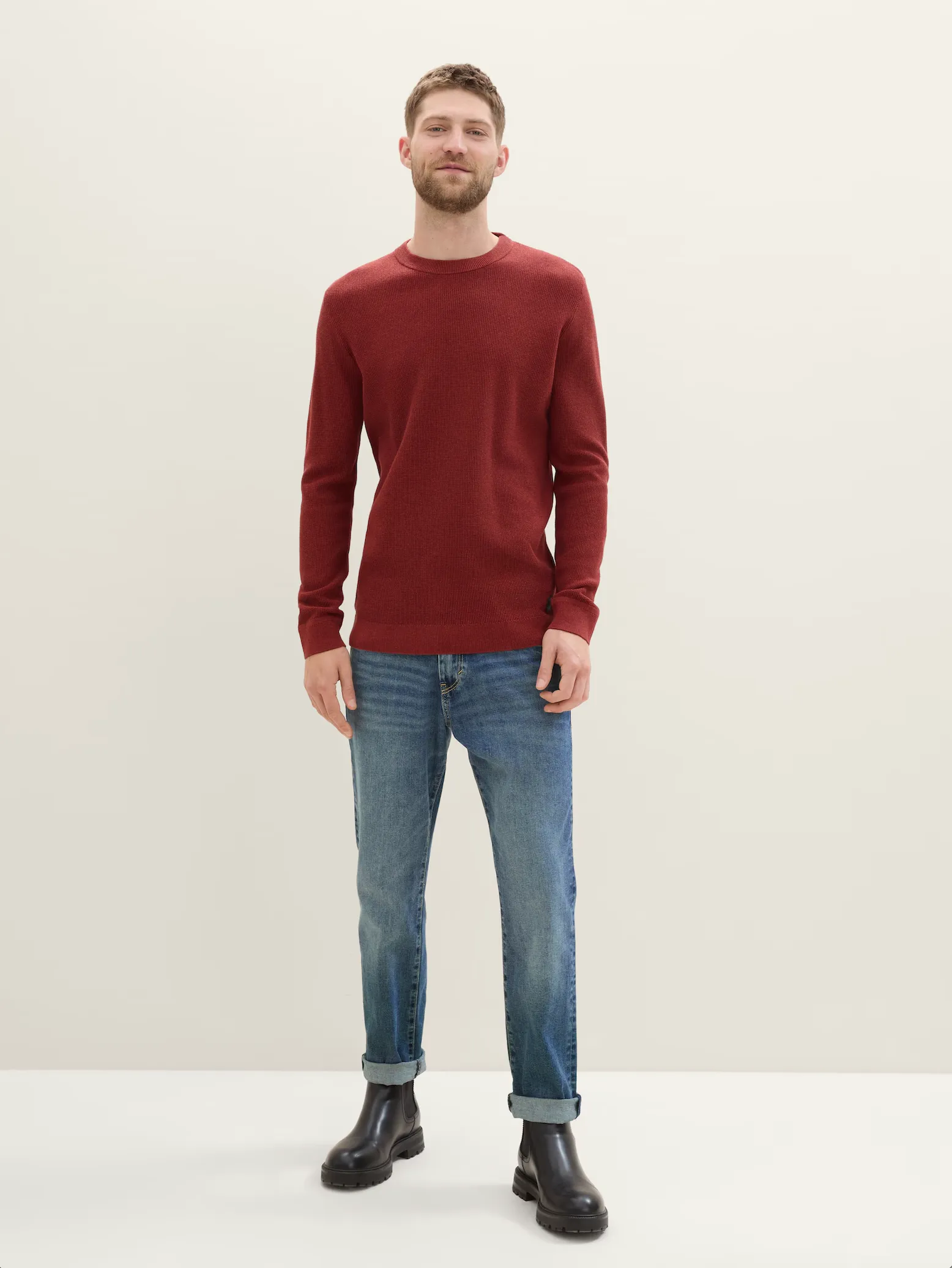 Dave Crewneck (Dark Red)