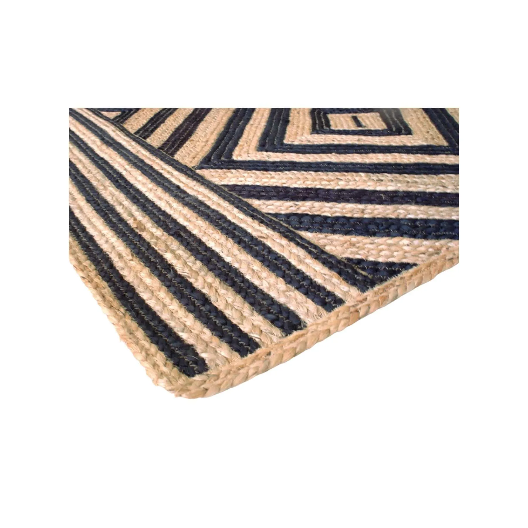 Jute Rug | Natural/Black